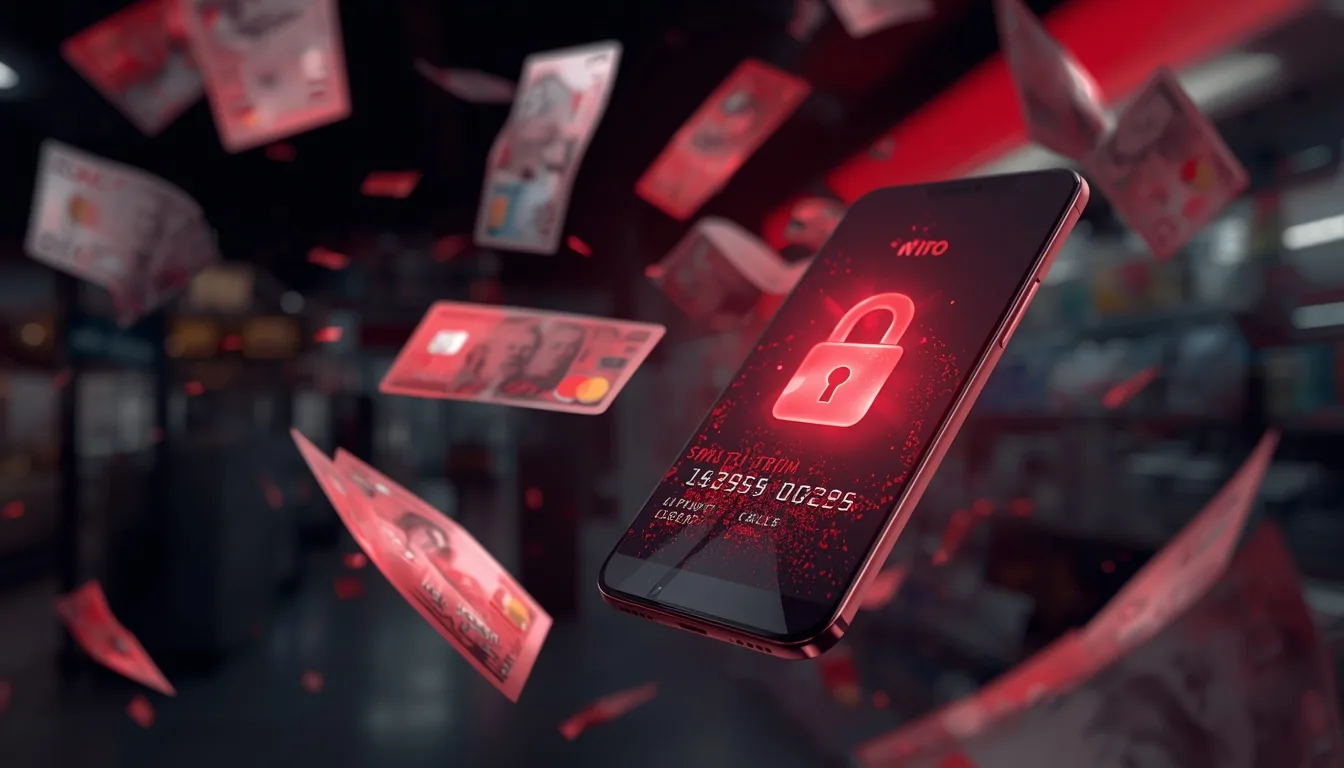 Métodos de pago Caliente — tarjetas y billetes con candado de seguridad